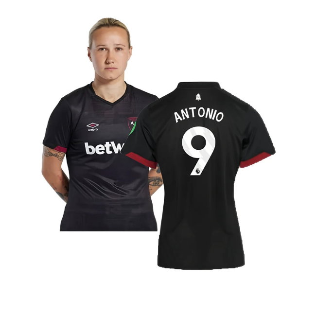 2024-2025 West Ham Away Shirt (Womens) (Antonio 9)-SoccerKits Hub | Buy Soccer Jerseys Online